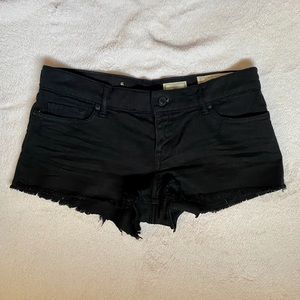Black AllSaints Denim Shorts